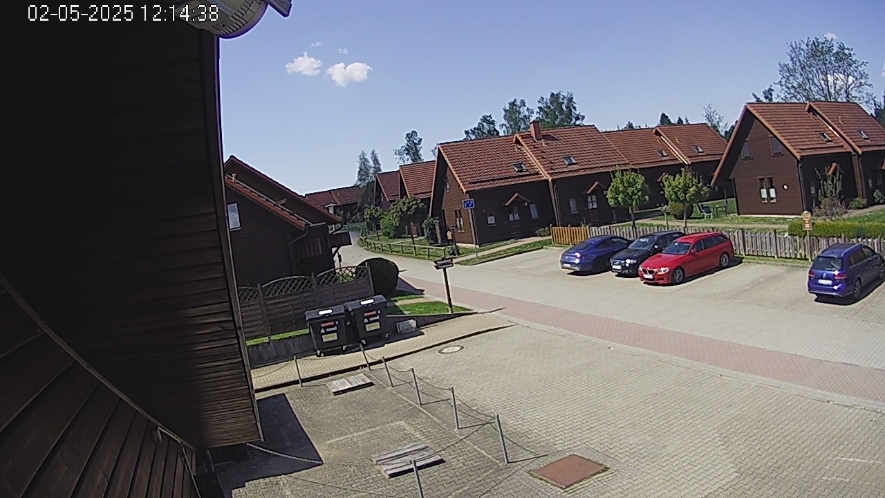 Aktuelles Bild der Webcam im Naturerlebnisdorf Blauvogel in Hasselfelde im Harz