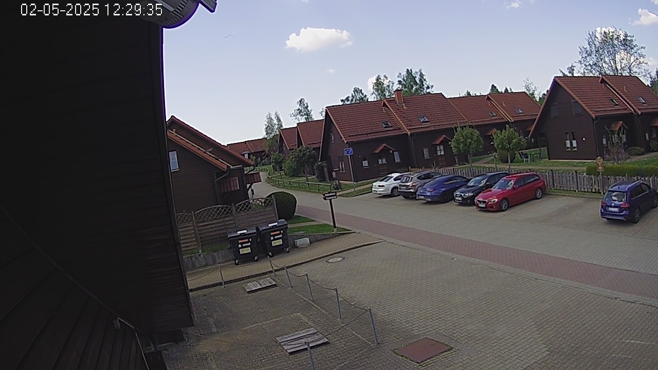 Aktuelles Bild der Webcam im Naturerlebnisdorf Blauvogel in Hasselfelde im Harz