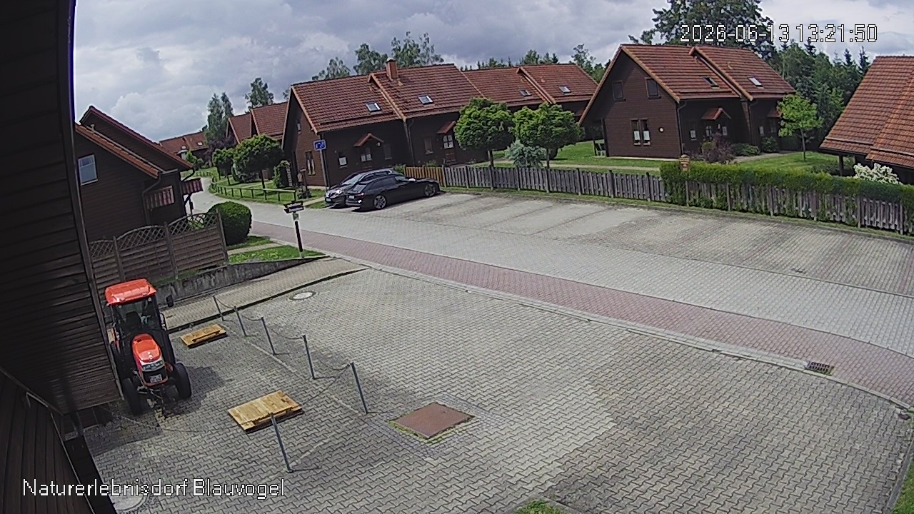 Aktuelles Bild der Webcam im Naturerlebnisdorf Blauvogel in Hasselfelde im Harz