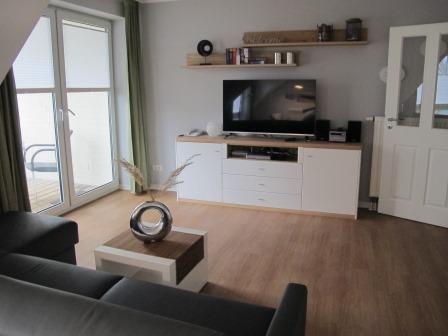 Ledercouch mit integrierter Bettfunktion