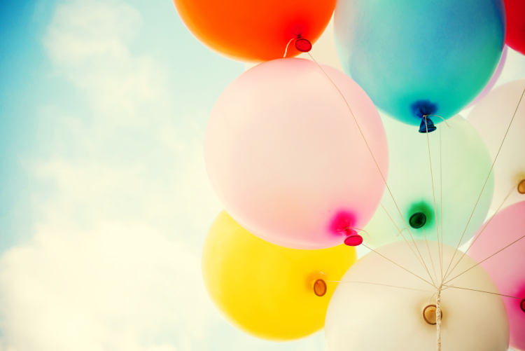 Bunte Luftballons