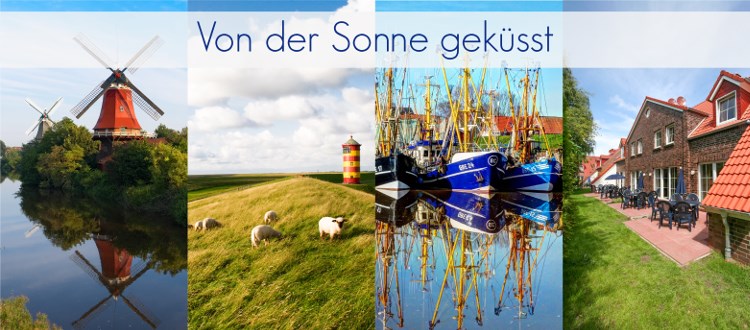 Greetsiel: Von der Sonne geküsst