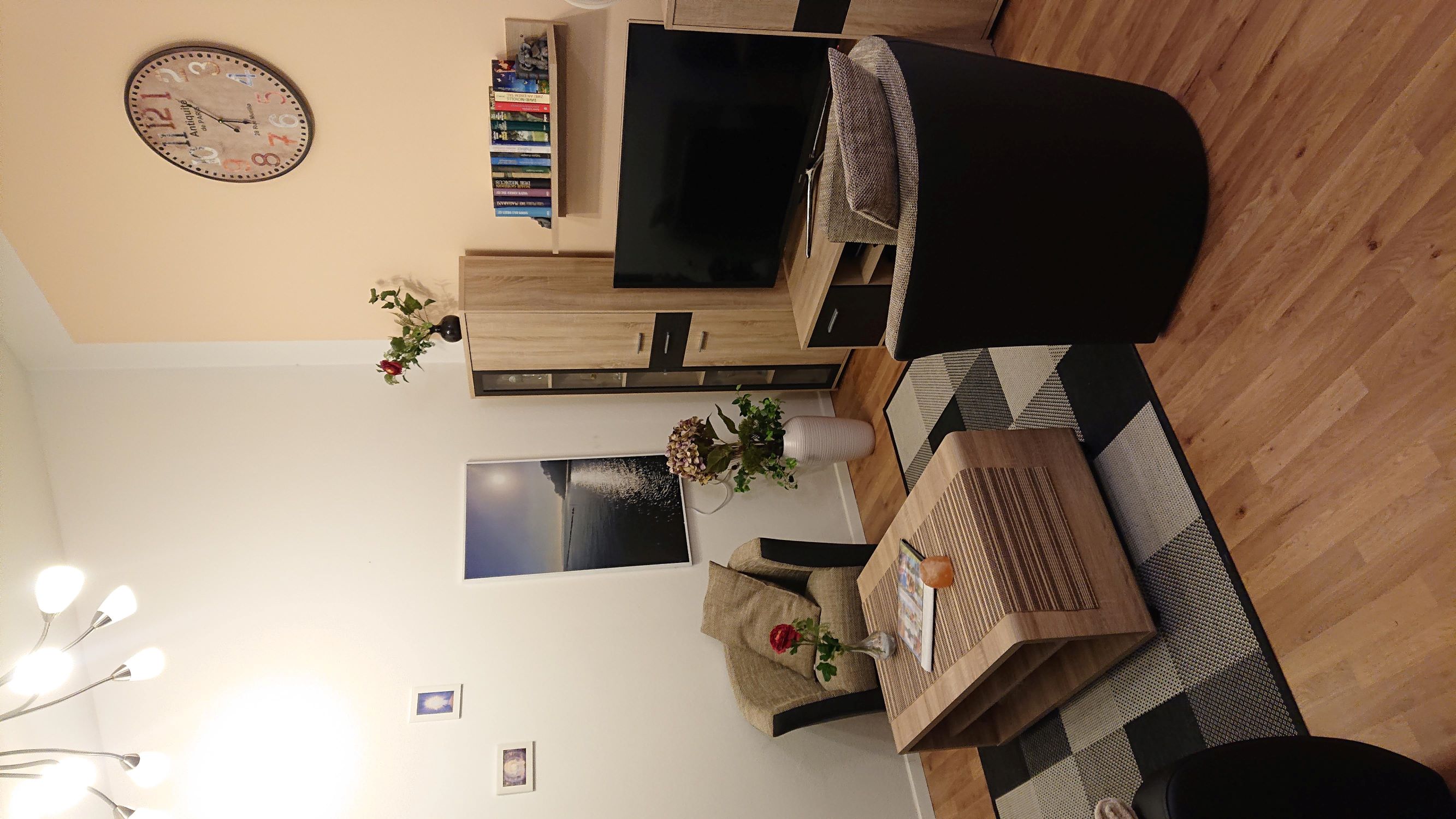 moderne Anbauwand mit 50"TV