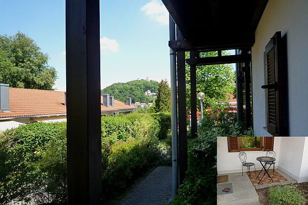 Burgblick v.Hauseingang